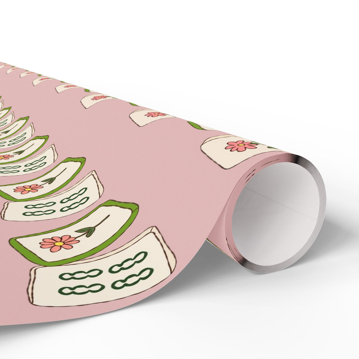 The Lucky Tile Mahjong Wrapping Paper