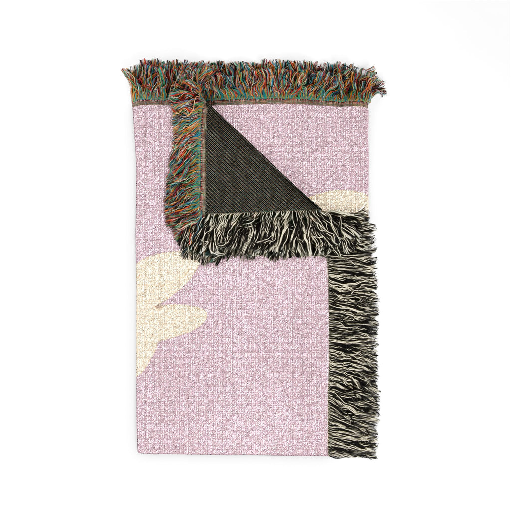 Three Bunnies Woven Throw Blanket