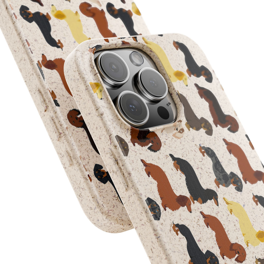 Dapper Dachshund Biodegradable Case