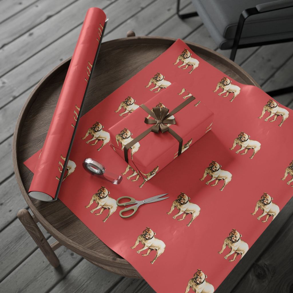 Bulldog Wrapping Paper