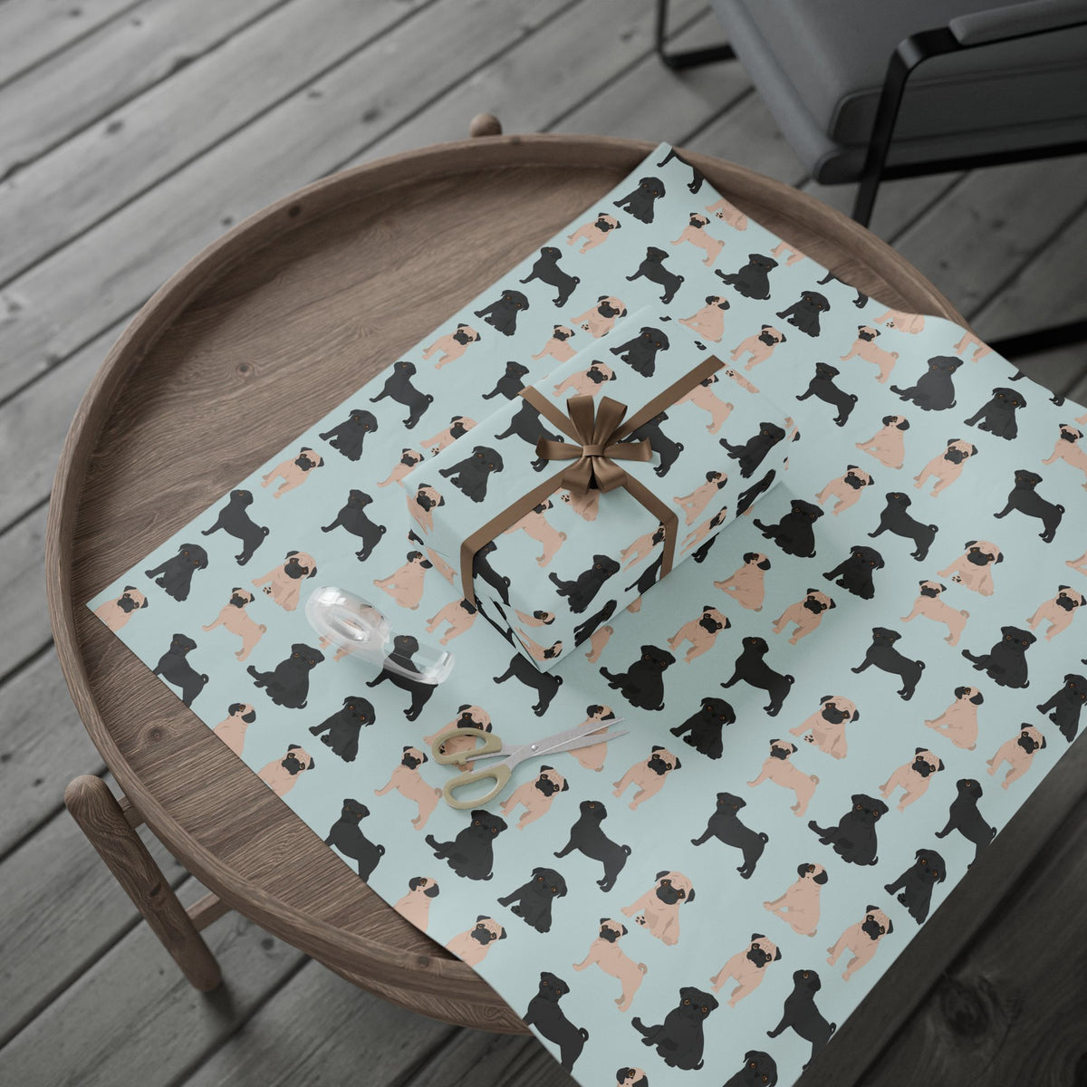 Pug Wrapping Paper