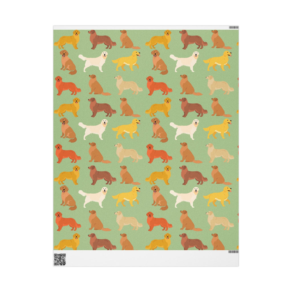 Golden Retriever Wrapping Paper