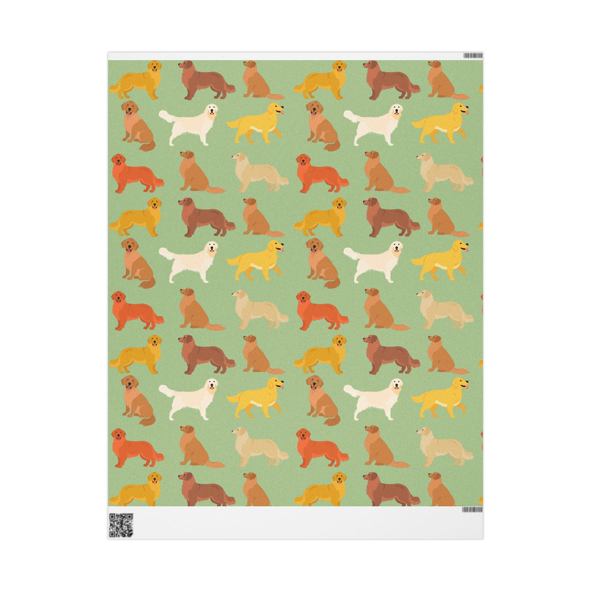Golden Retriever Wrapping Paper