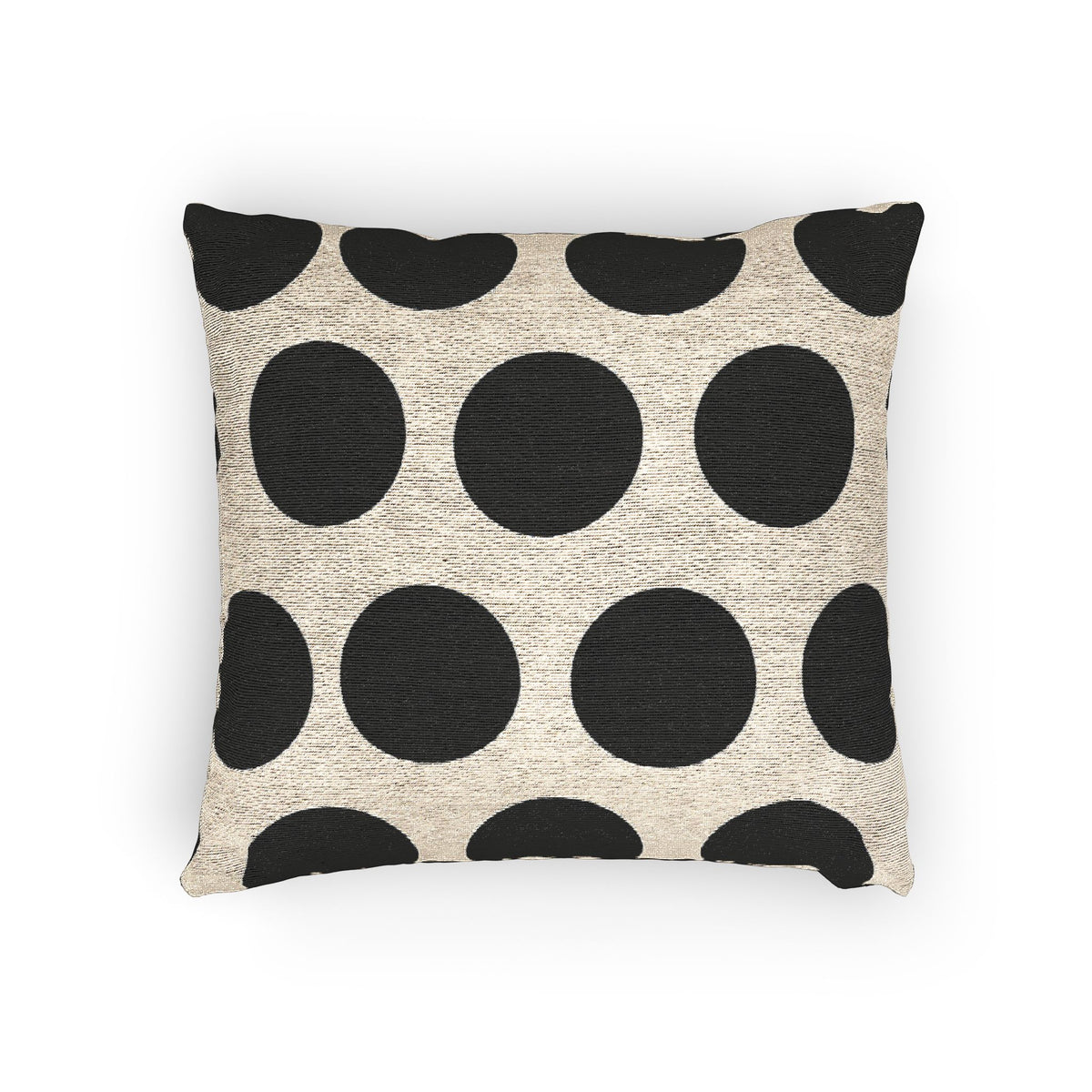 Polka Dot Woven Pillow