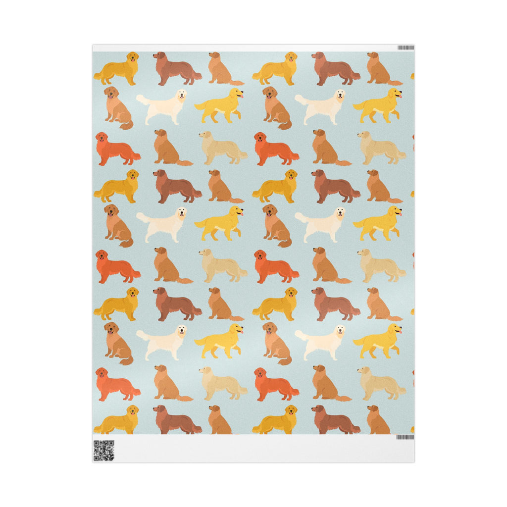 Golden Retriever Wrapping Paper