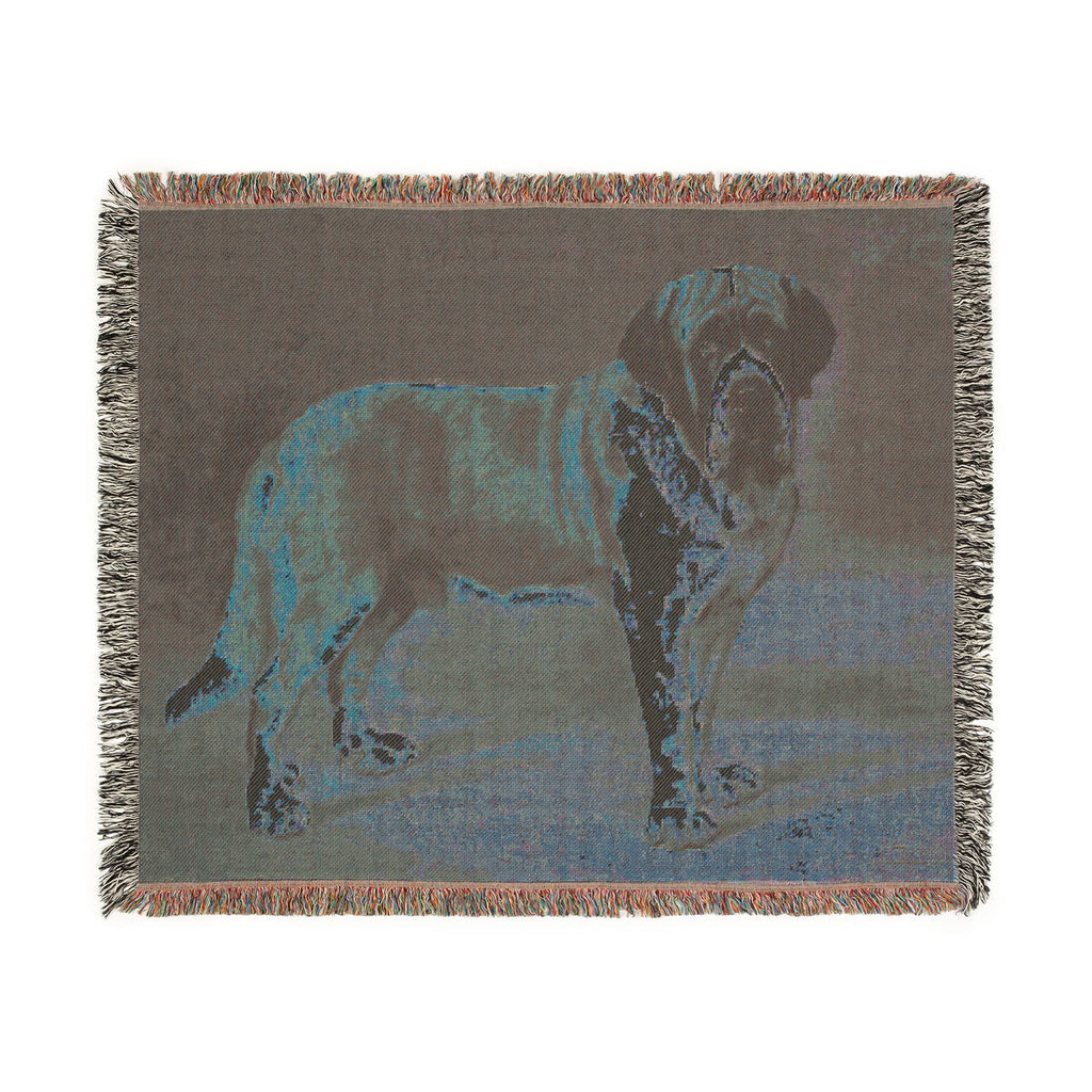 Copy of The Book of Dogs: Saint Bernard Woven Throw Blanket