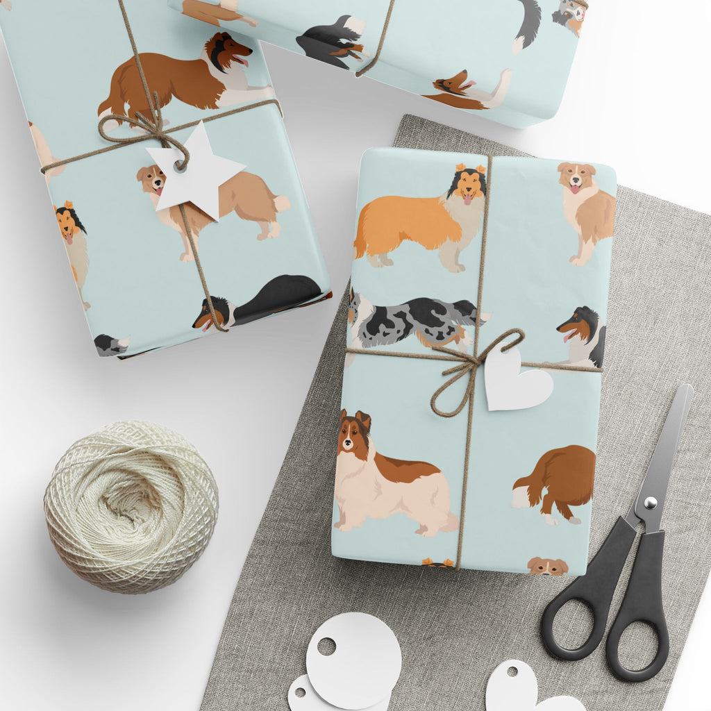 Rough Collie / Sheltie Wrapping Paper