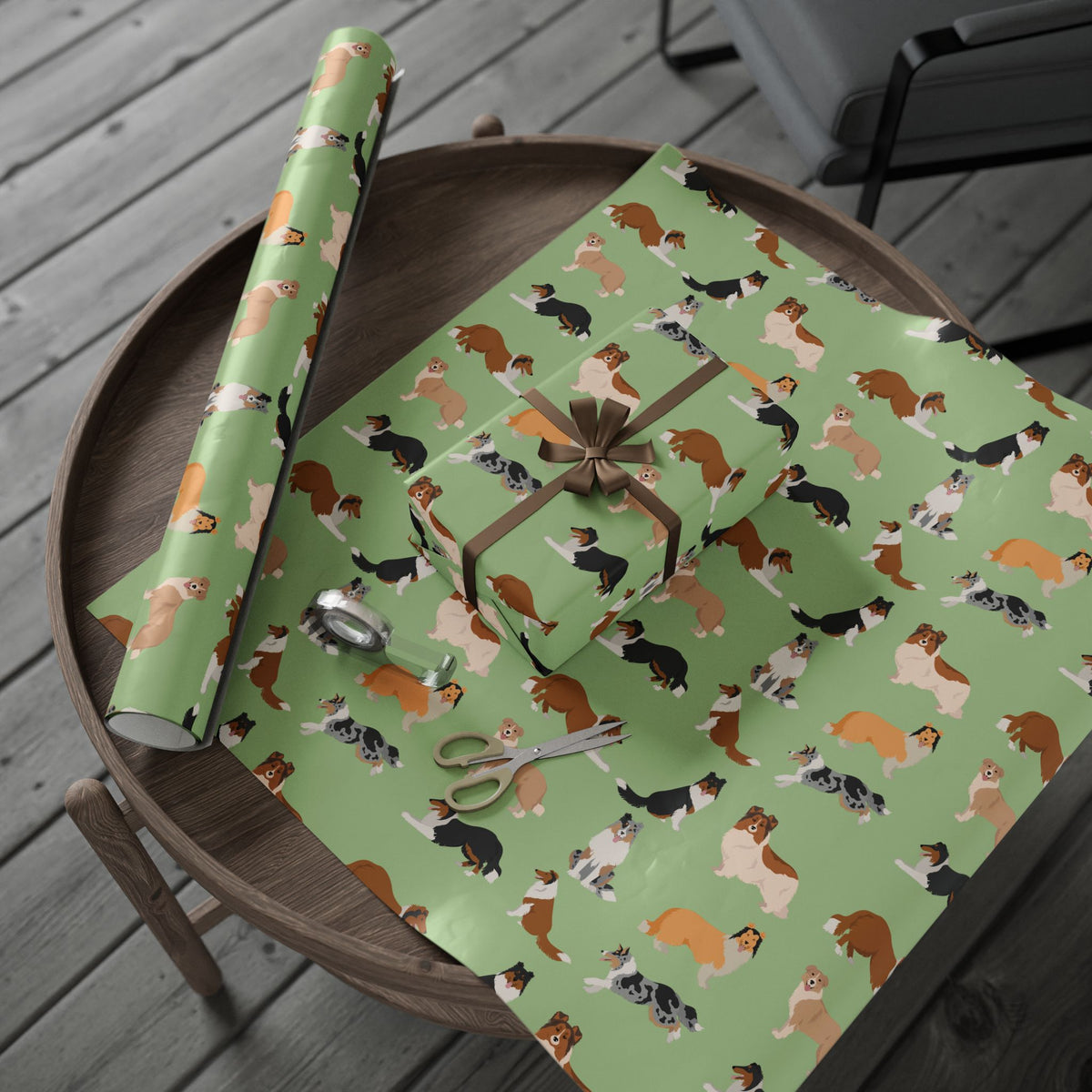 Rough Collie / Sheltie Wrapping Paper