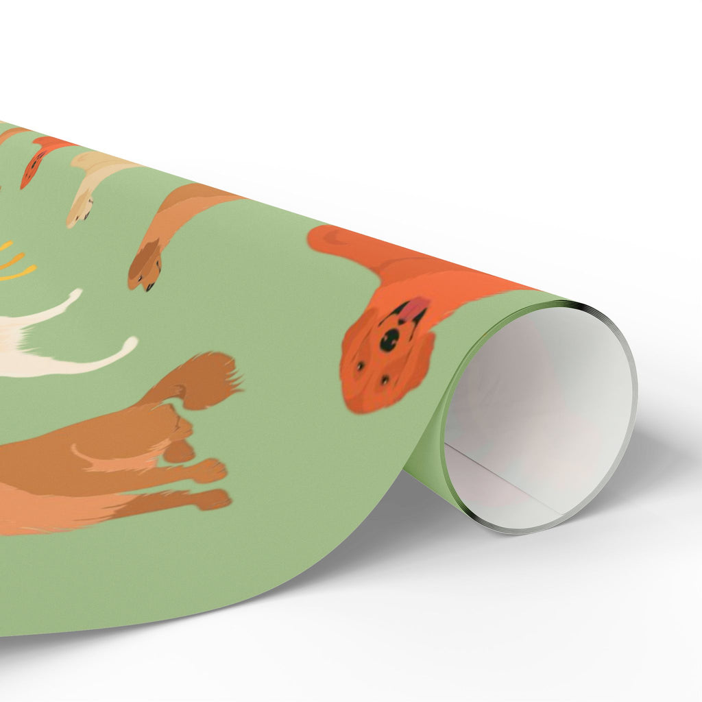 Golden Retriever Wrapping Paper