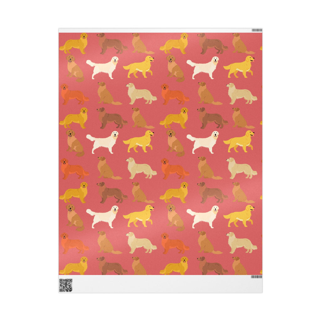 Golden Retriever Wrapping Paper
