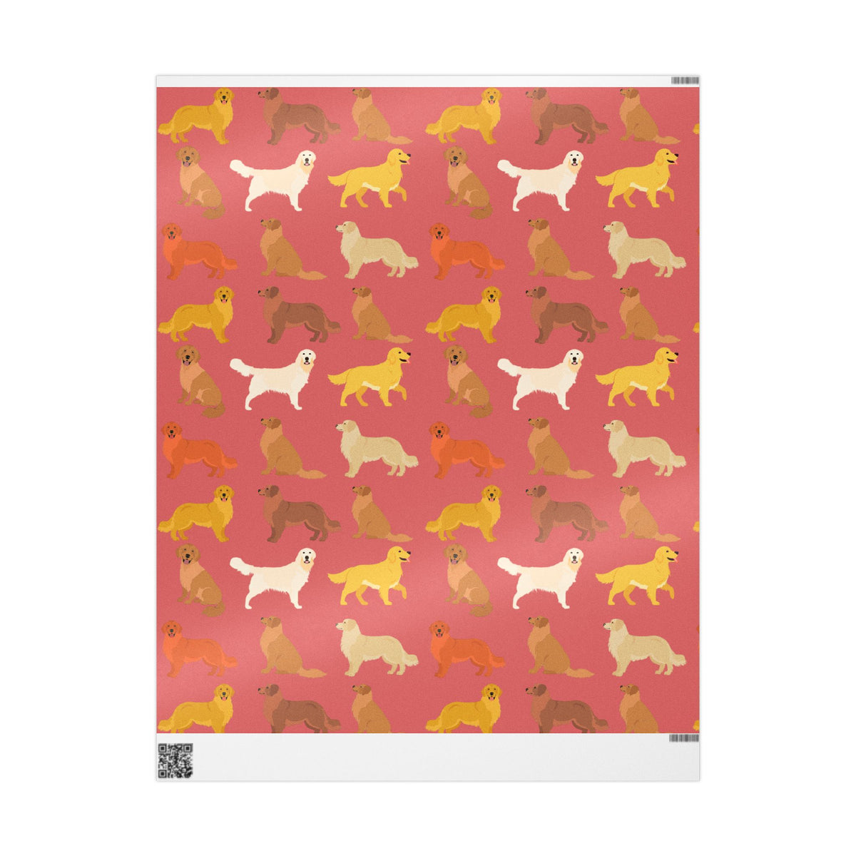 Golden Retriever Wrapping Paper