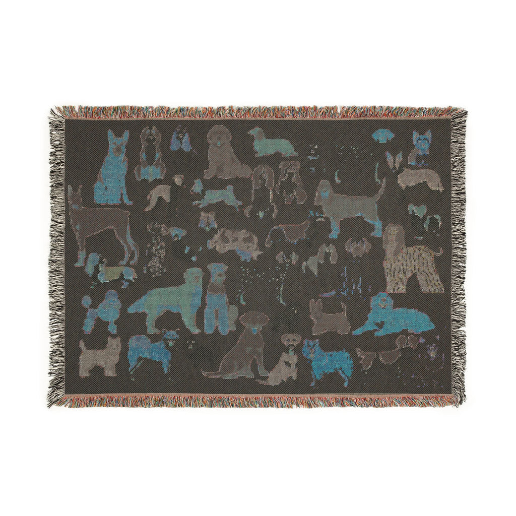 Dog Days Woven Throw Blanket