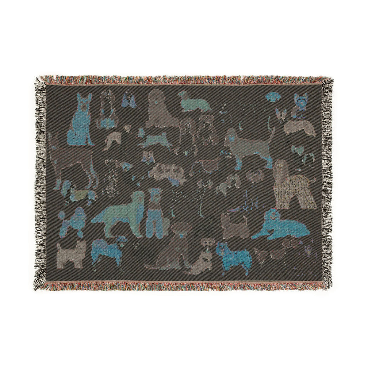 Dog Days Woven Throw Blanket