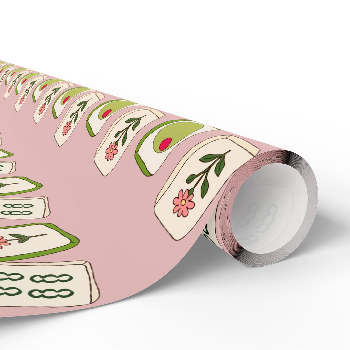 The Lucky Tile Mahjong Wrapping Paper