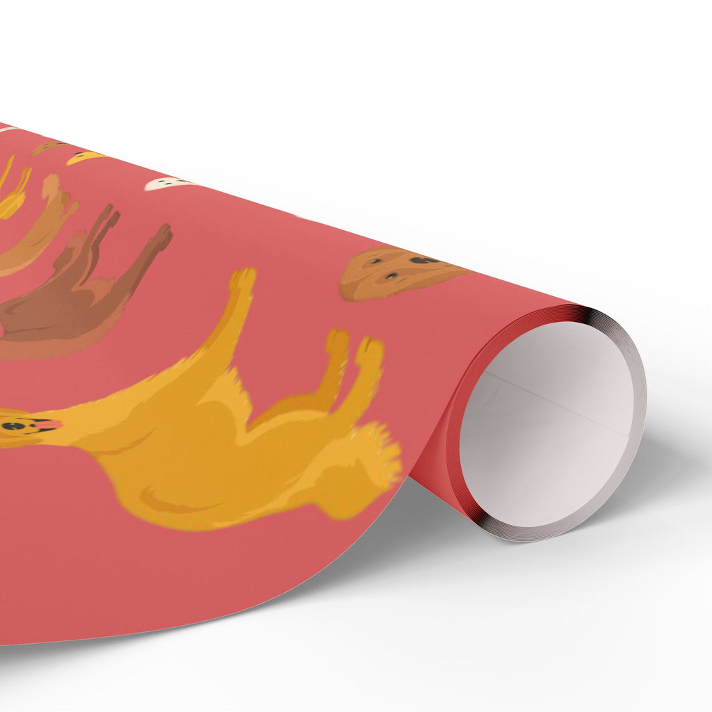 Golden Retriever Wrapping Paper