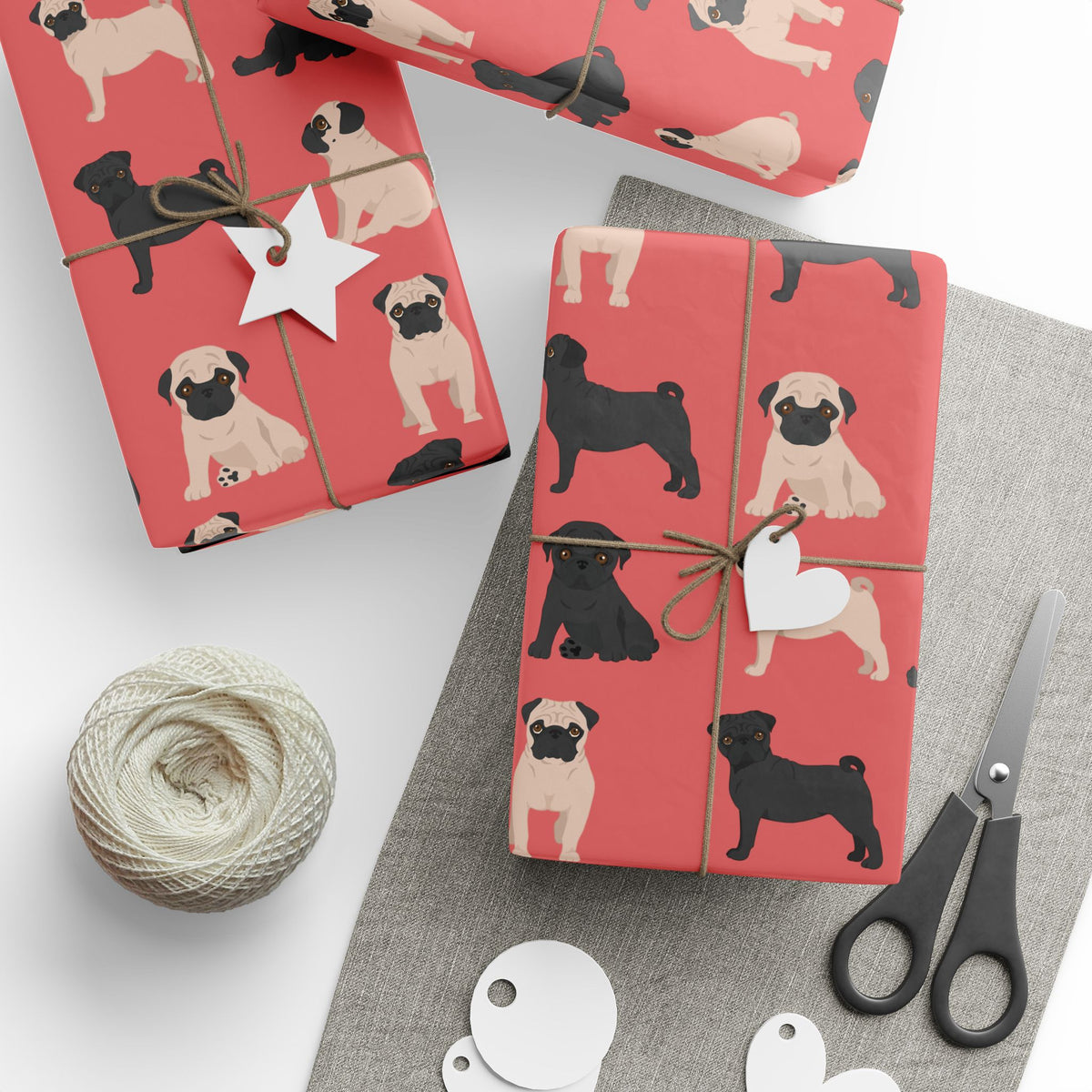 Pug Wrapping Paper