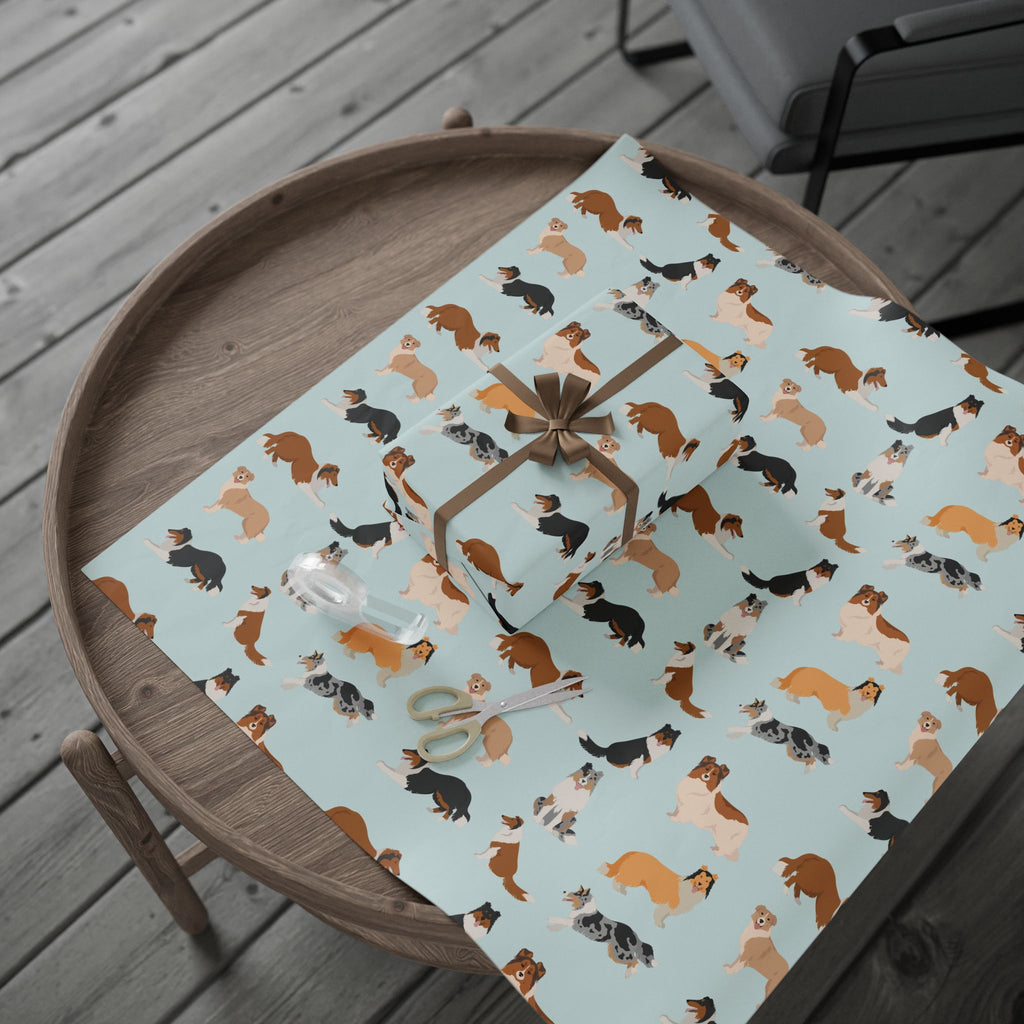 Rough Collie / Sheltie Wrapping Paper