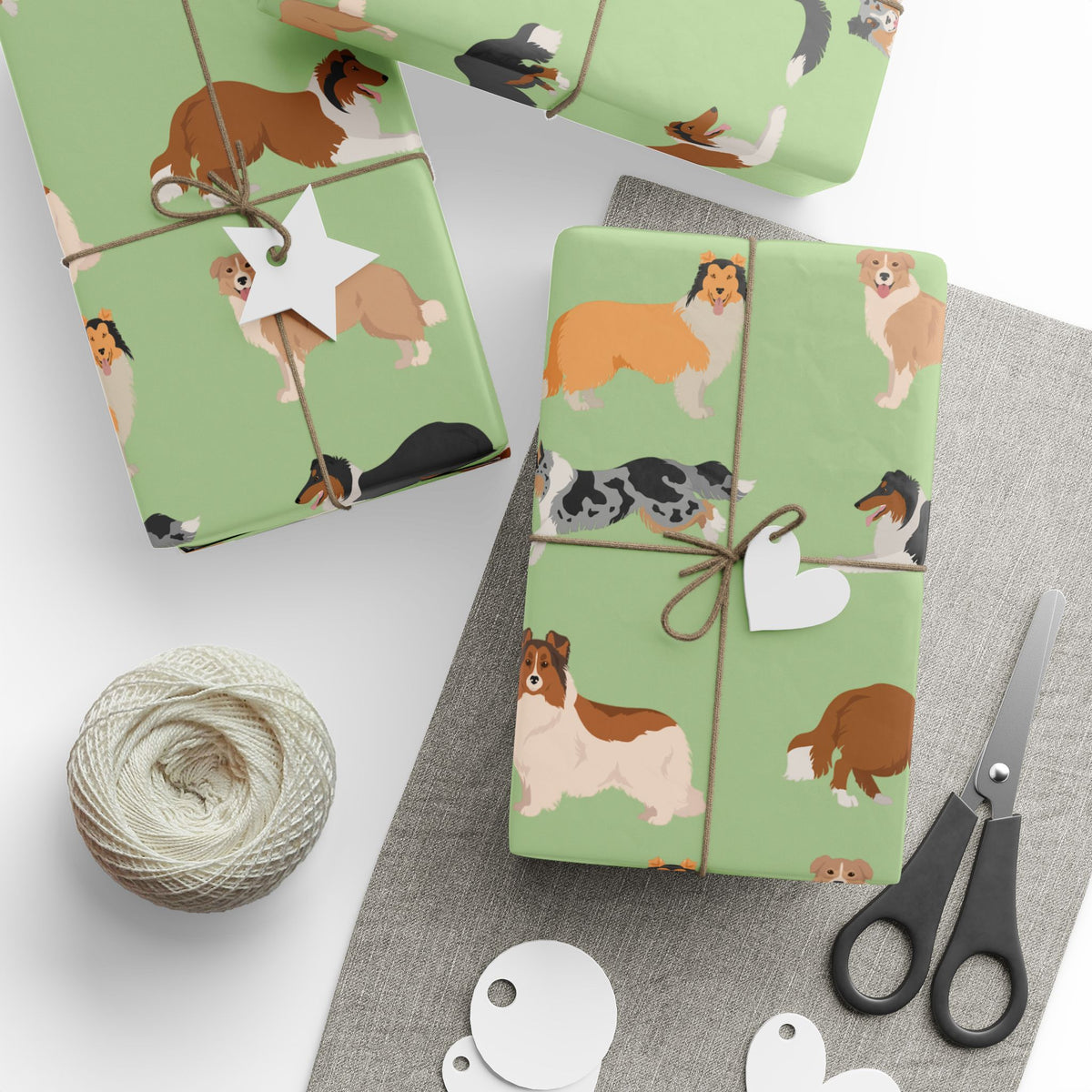 Rough Collie / Sheltie Wrapping Paper