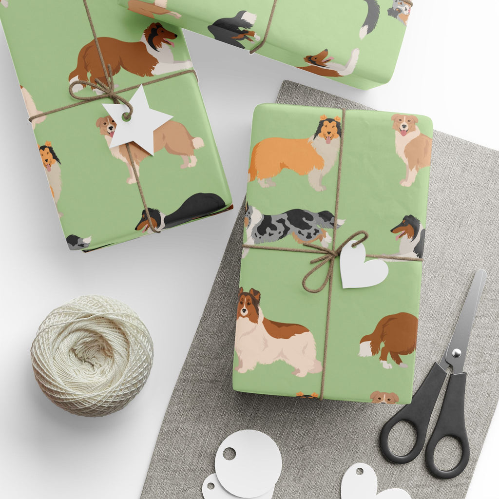 Rough Collie / Sheltie Wrapping Paper