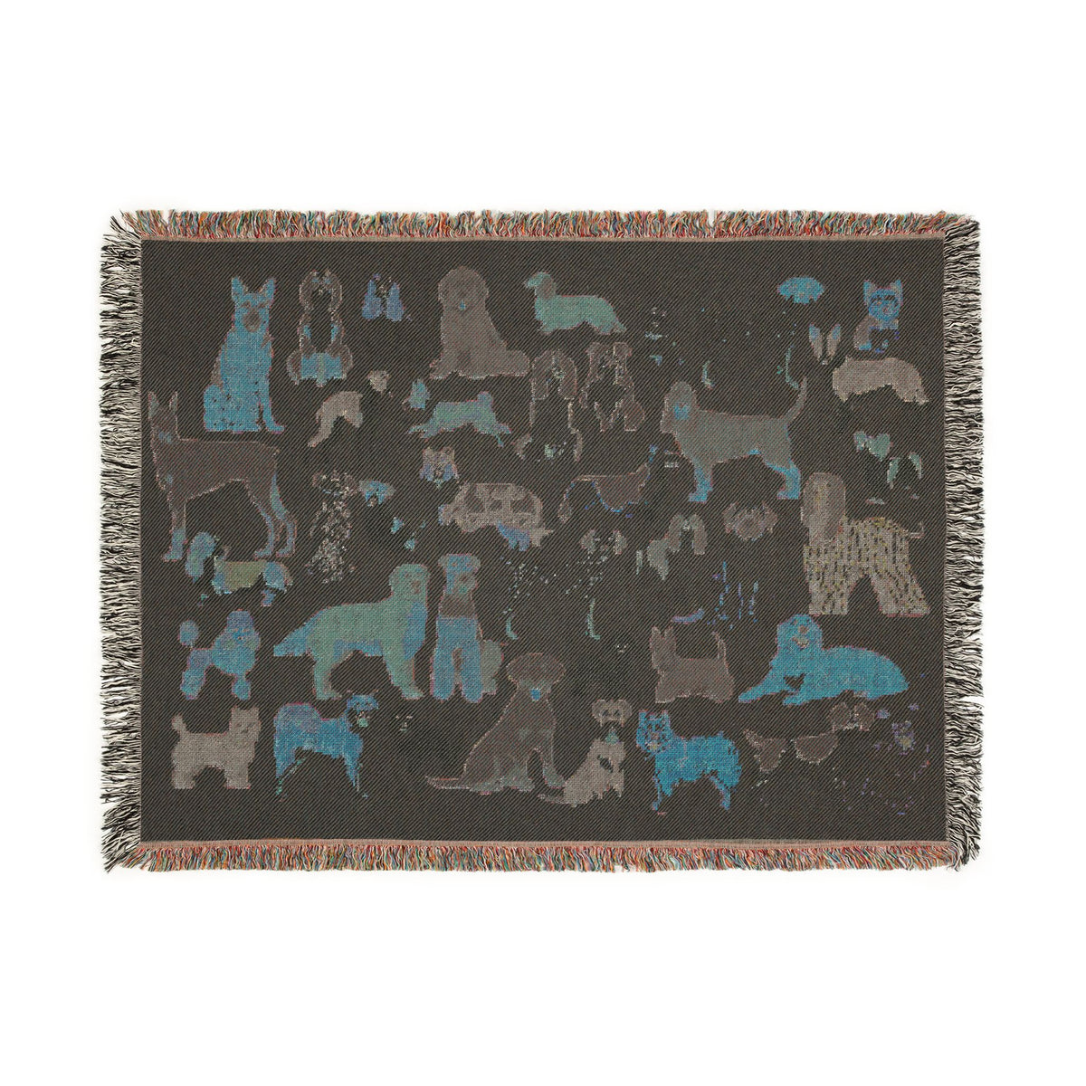 Dog Days Woven Throw Blanket