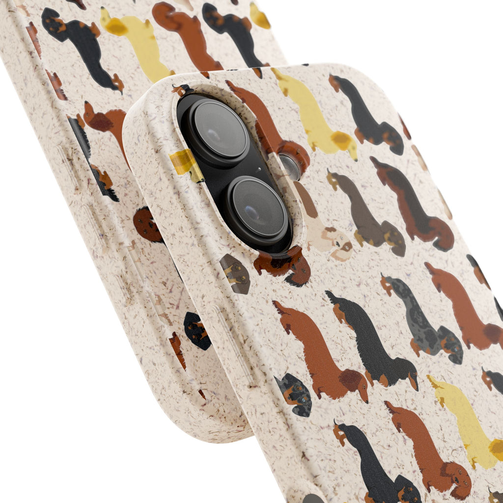 Dapper Dachshund Biodegradable Case