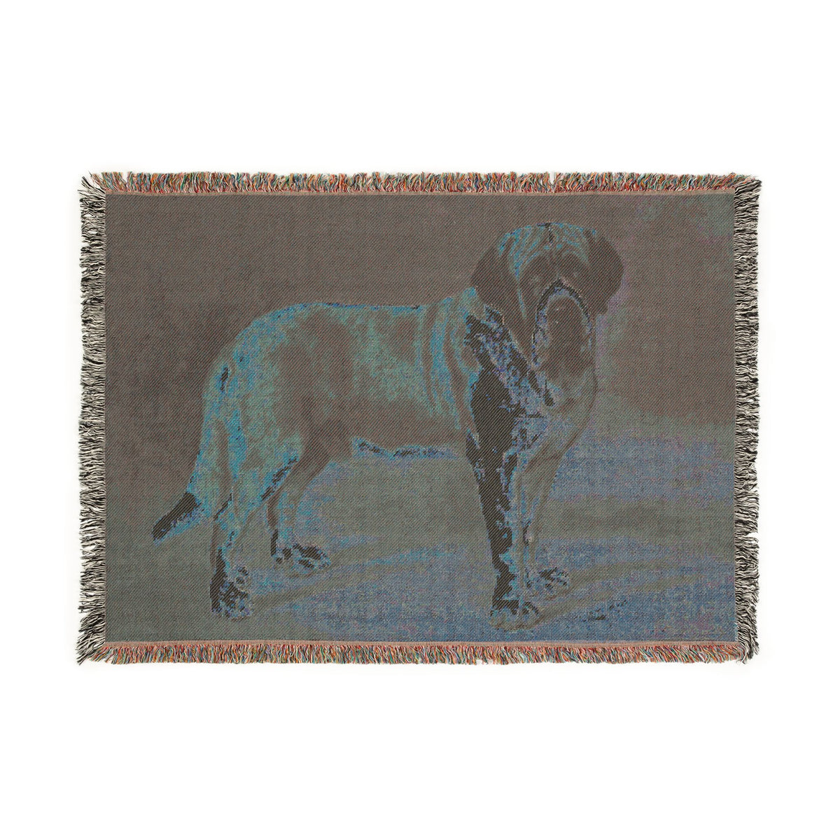 Copy of The Book of Dogs: Saint Bernard Woven Throw Blanket