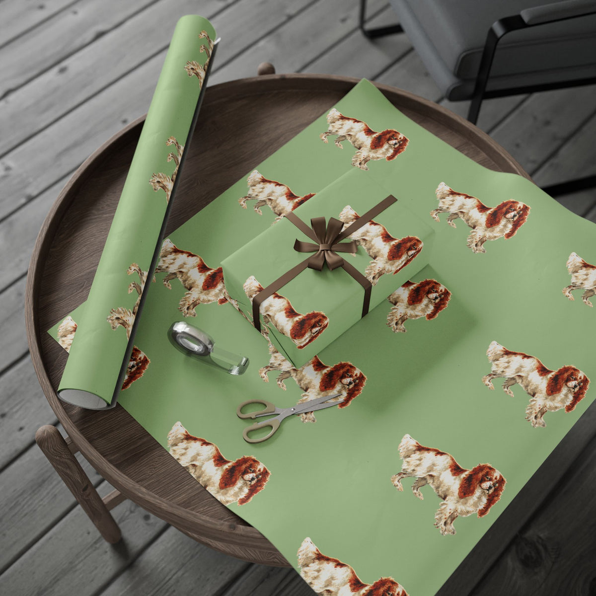 Cavalier King Charles Spaniel Wrapping Paper