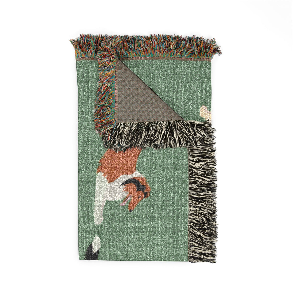 Rough Collie Woven Throw Blanket