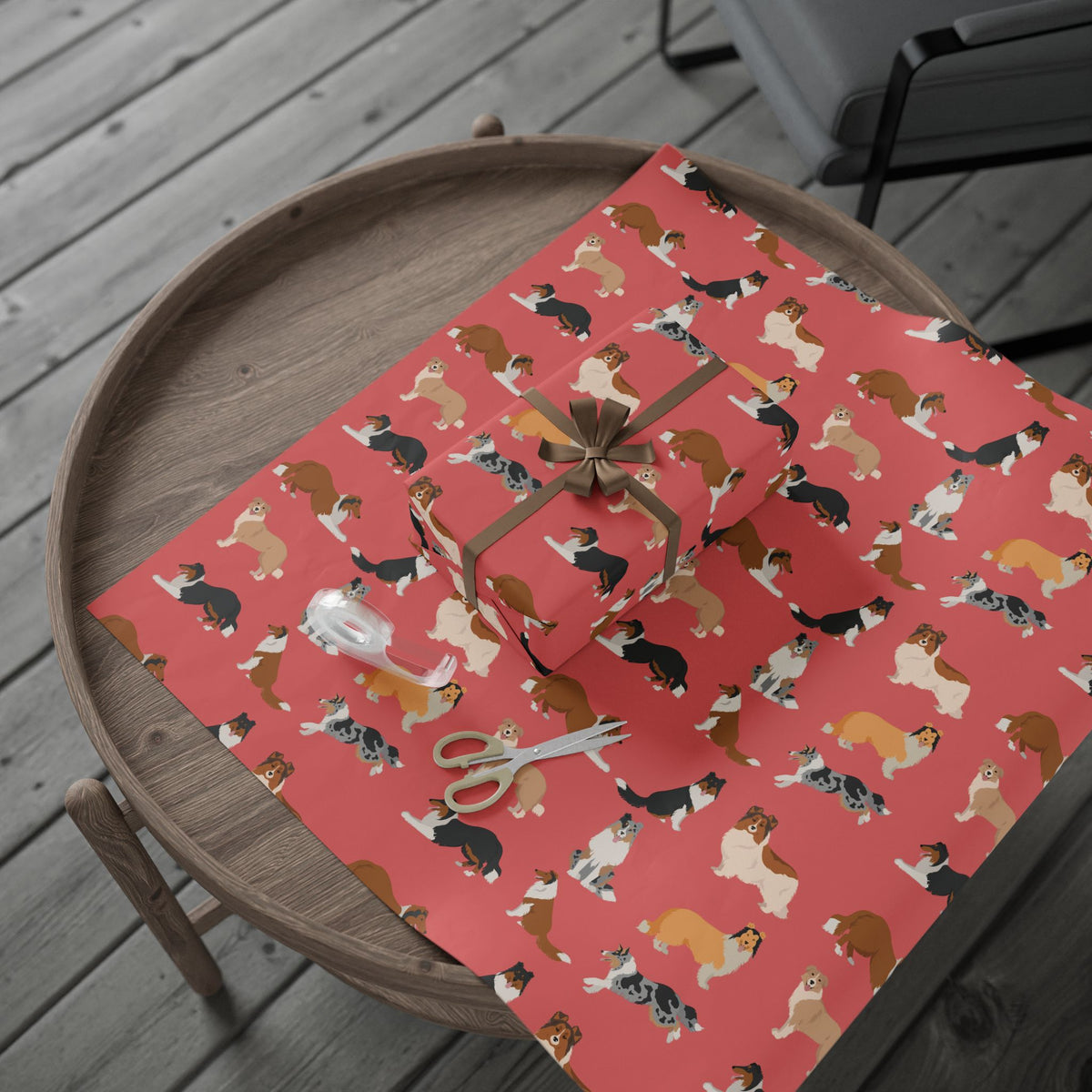 Rough Collie / Sheltie Wrapping Paper