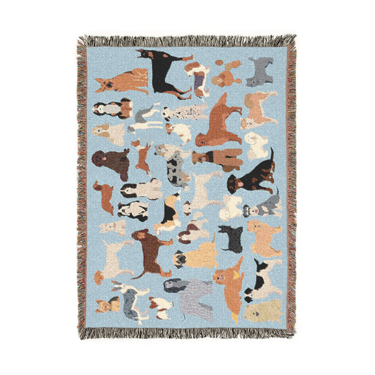 Dog Days Woven Throw Blanket