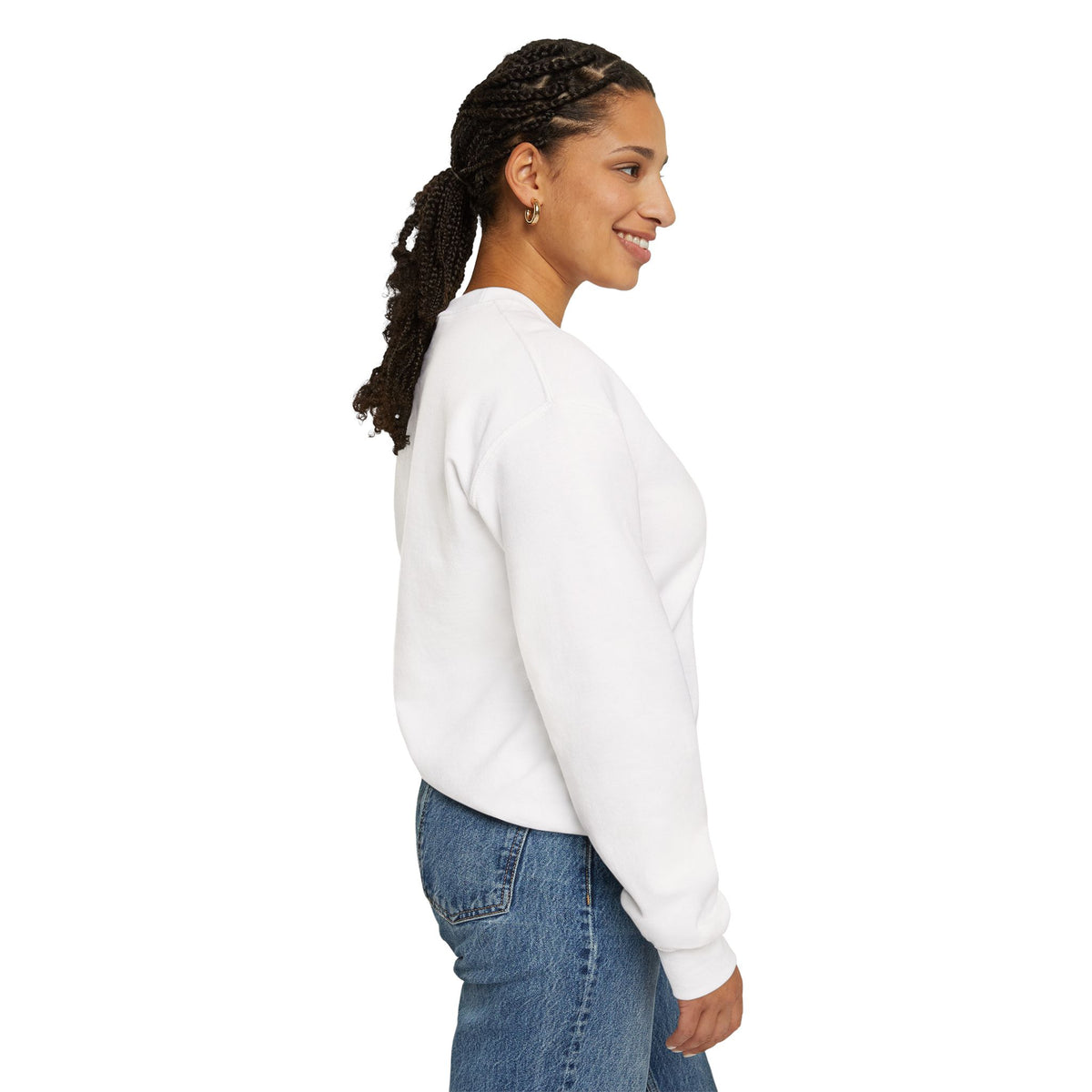 I Love My Airedale Embroidered Crewneck Sweatshirt