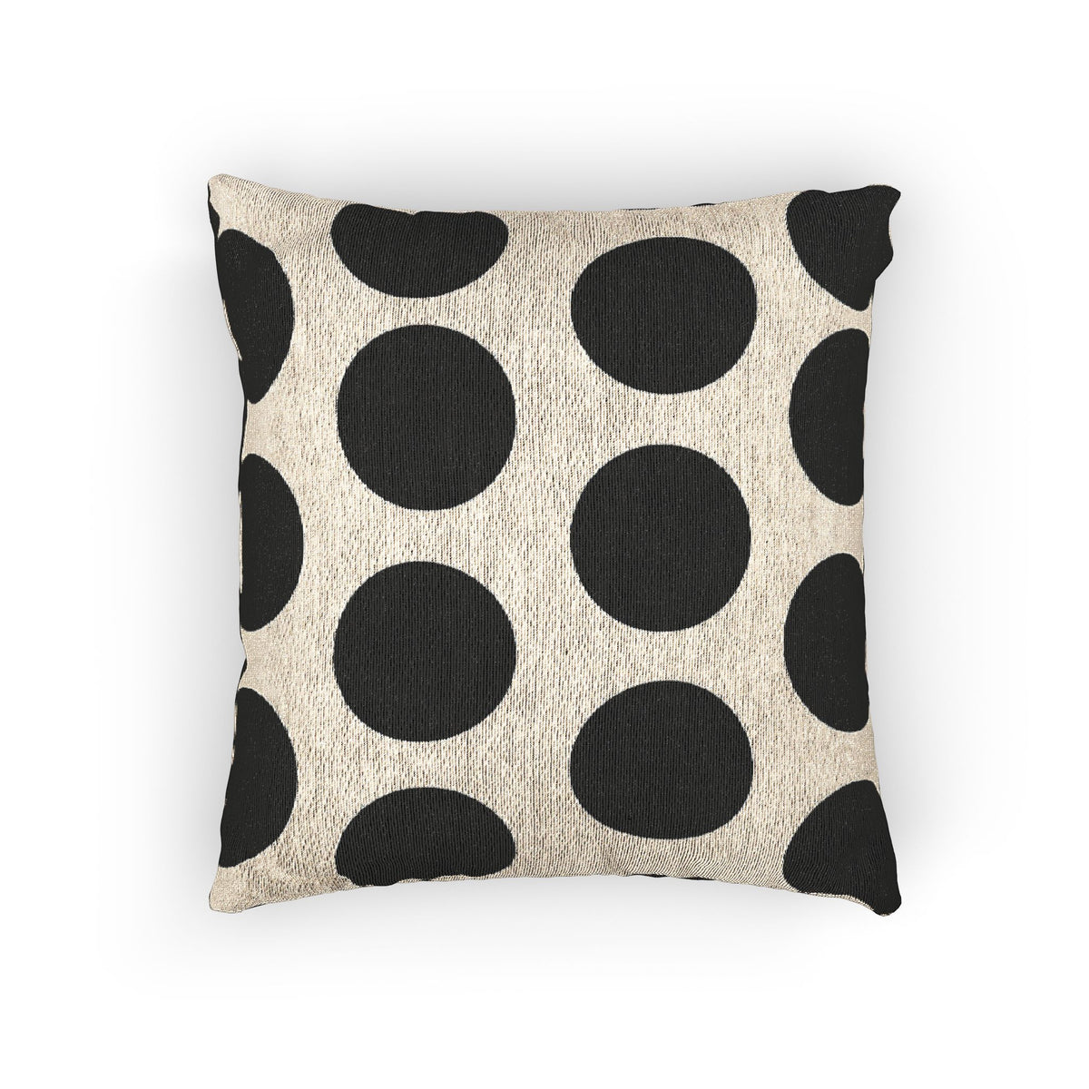 Polka Dot Woven Pillow