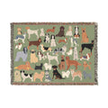 Dog Days Woven Throw Blanket