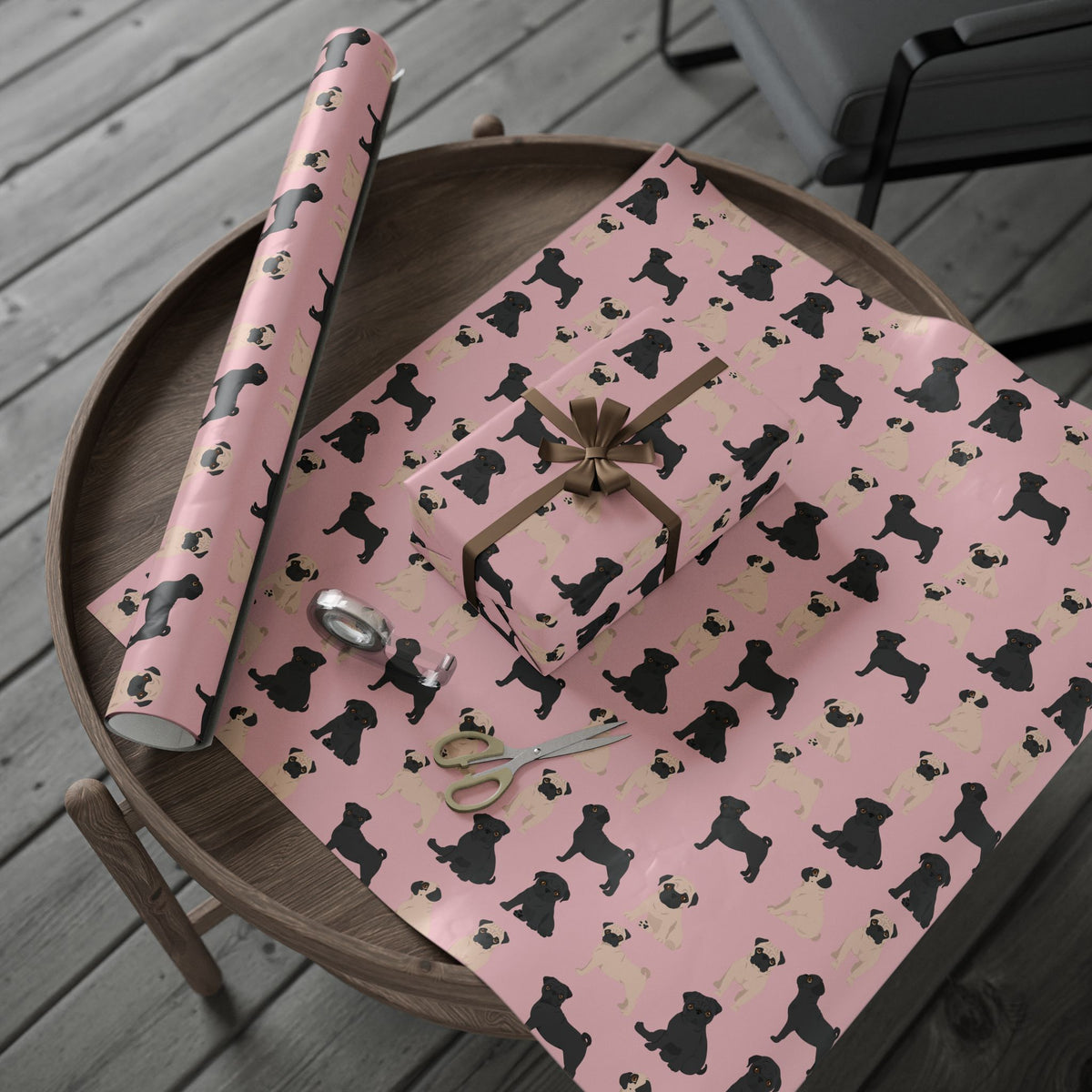 Pug Wrapping Paper