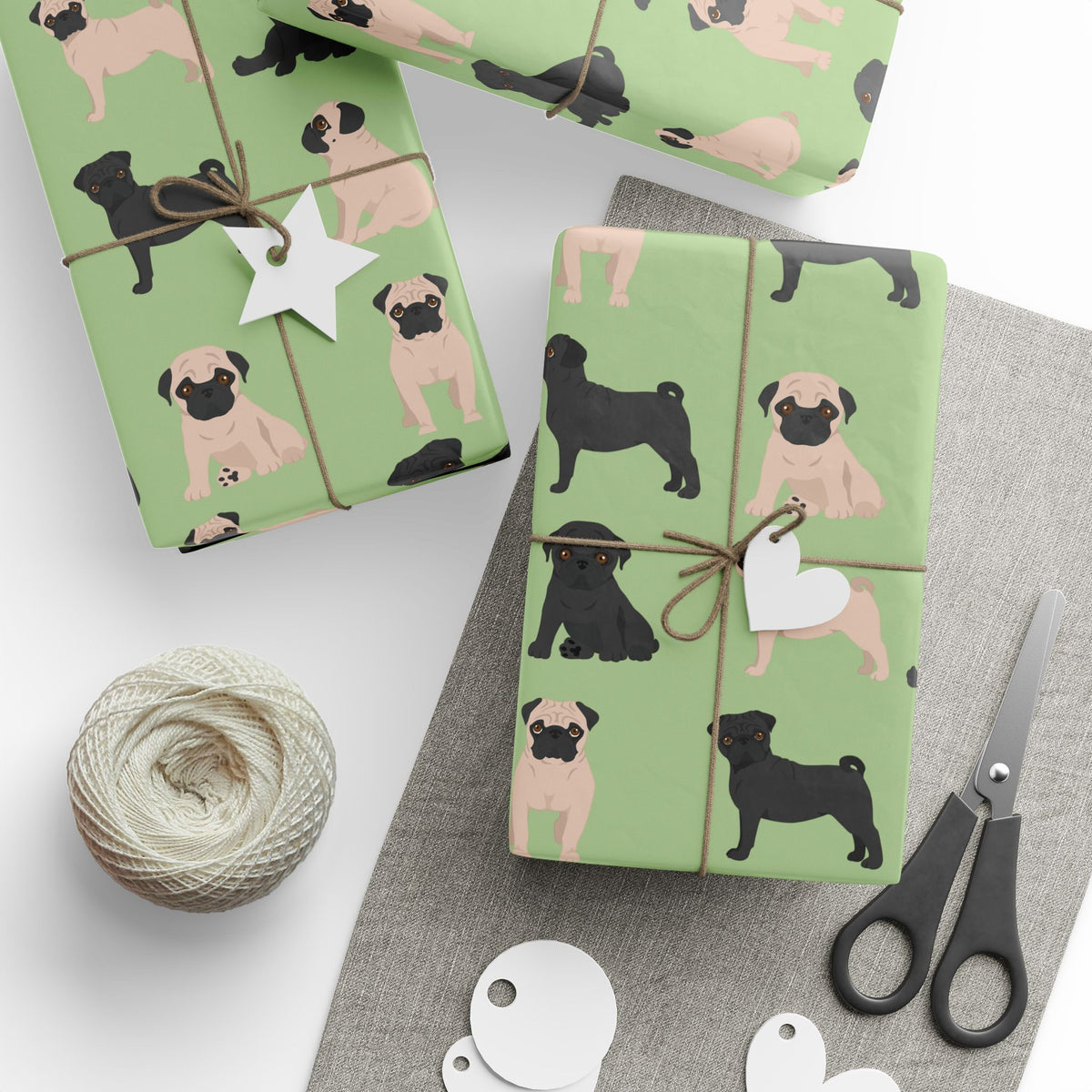 Pug Wrapping Paper