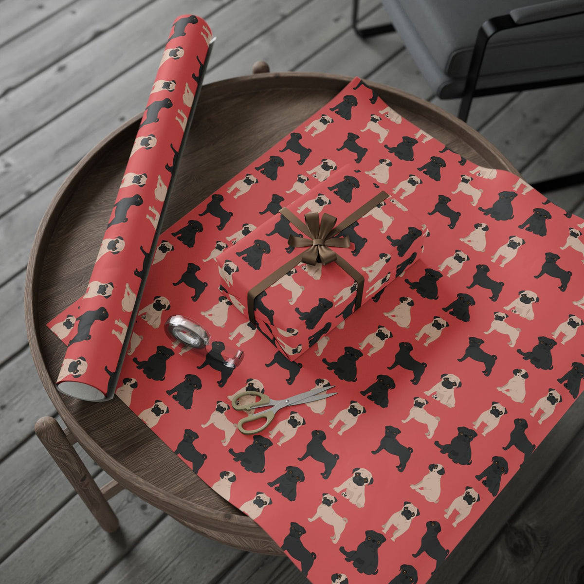 Pug Wrapping Paper