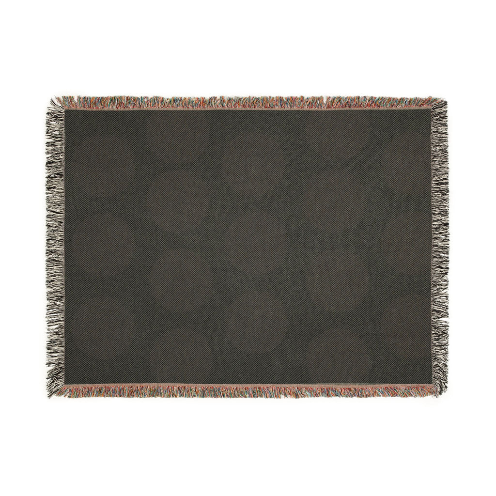 Pink Polka Dot Woven Throw Blanket