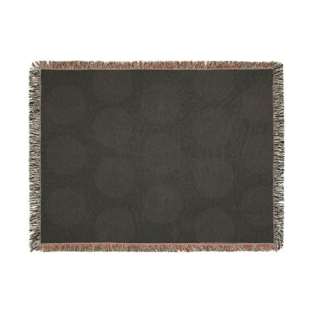 Pink Polka Dot Woven Throw Blanket