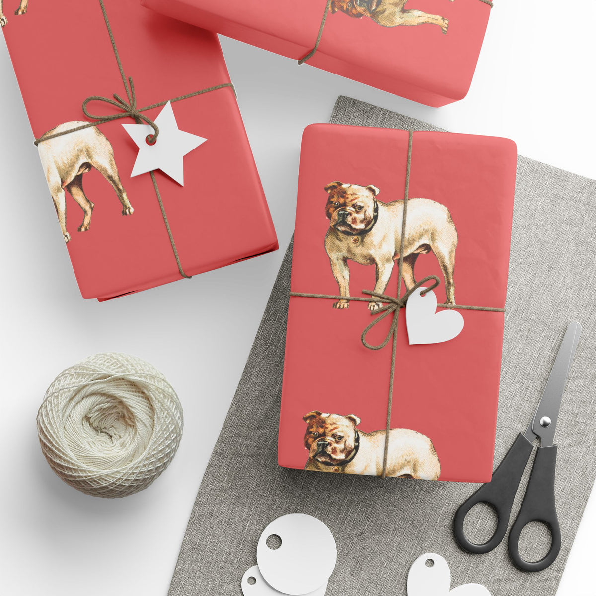 Bulldog Wrapping Paper