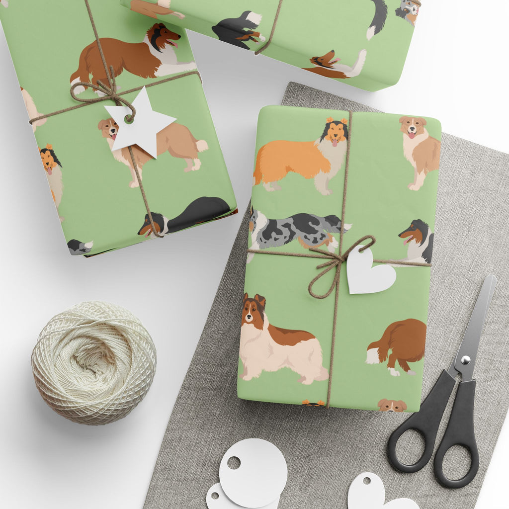 Rough Collie / Sheltie Wrapping Paper