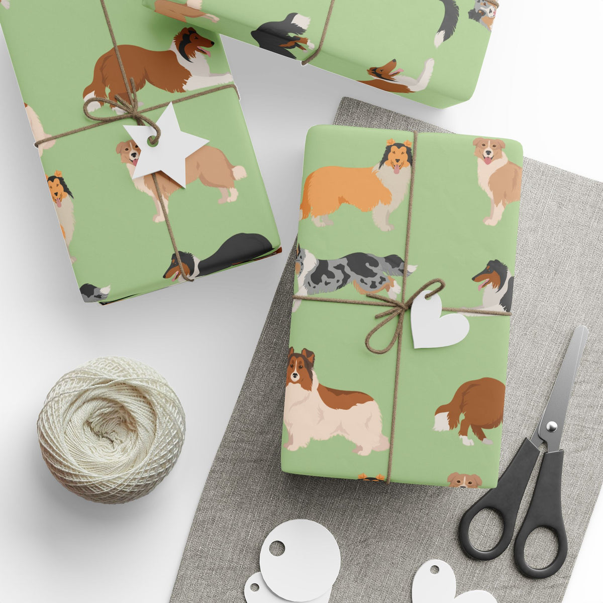 Rough Collie / Sheltie Wrapping Paper