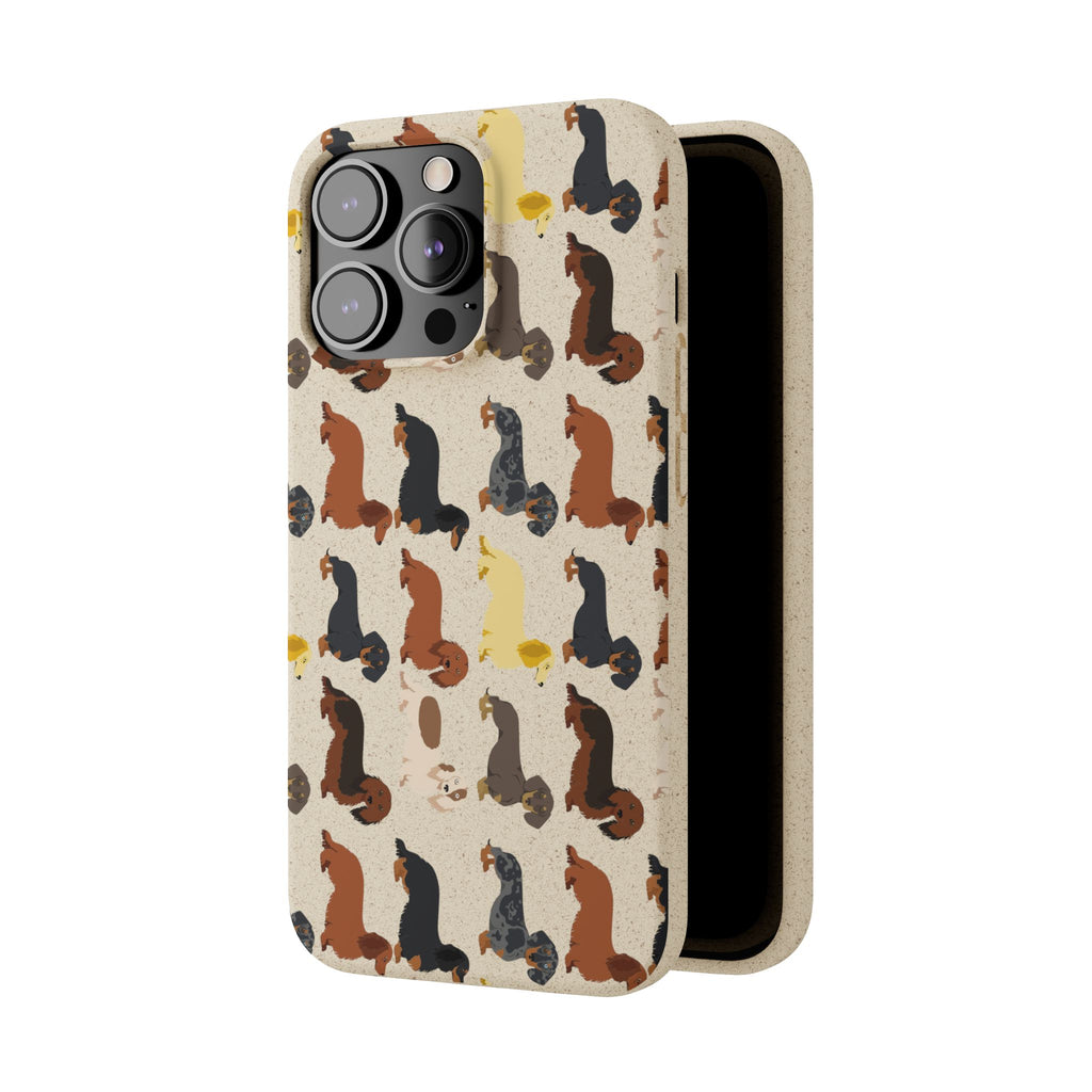 Dapper Dachshund Biodegradable Case