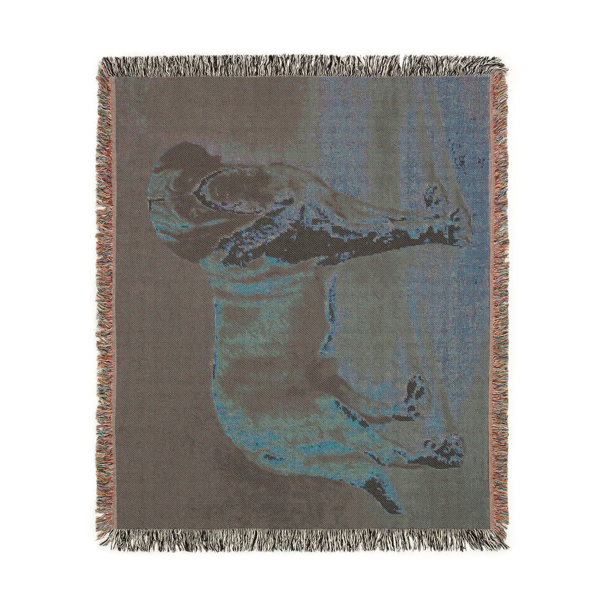 Copy of The Book of Dogs: Saint Bernard Woven Throw Blanket