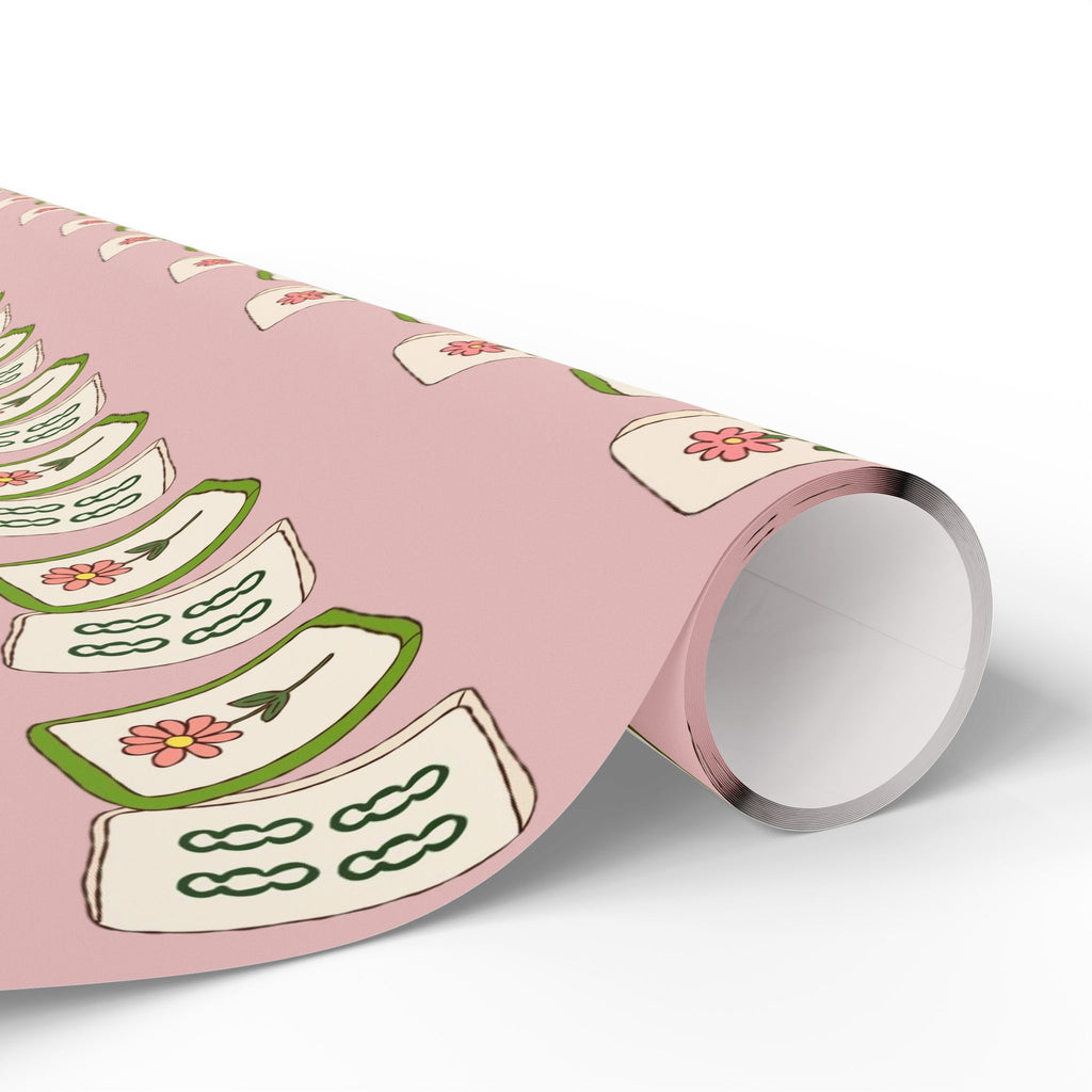 The Lucky Tile Mahjong Wrapping Paper