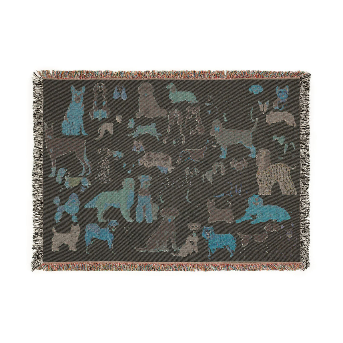 Dog Days Woven Throw Blanket