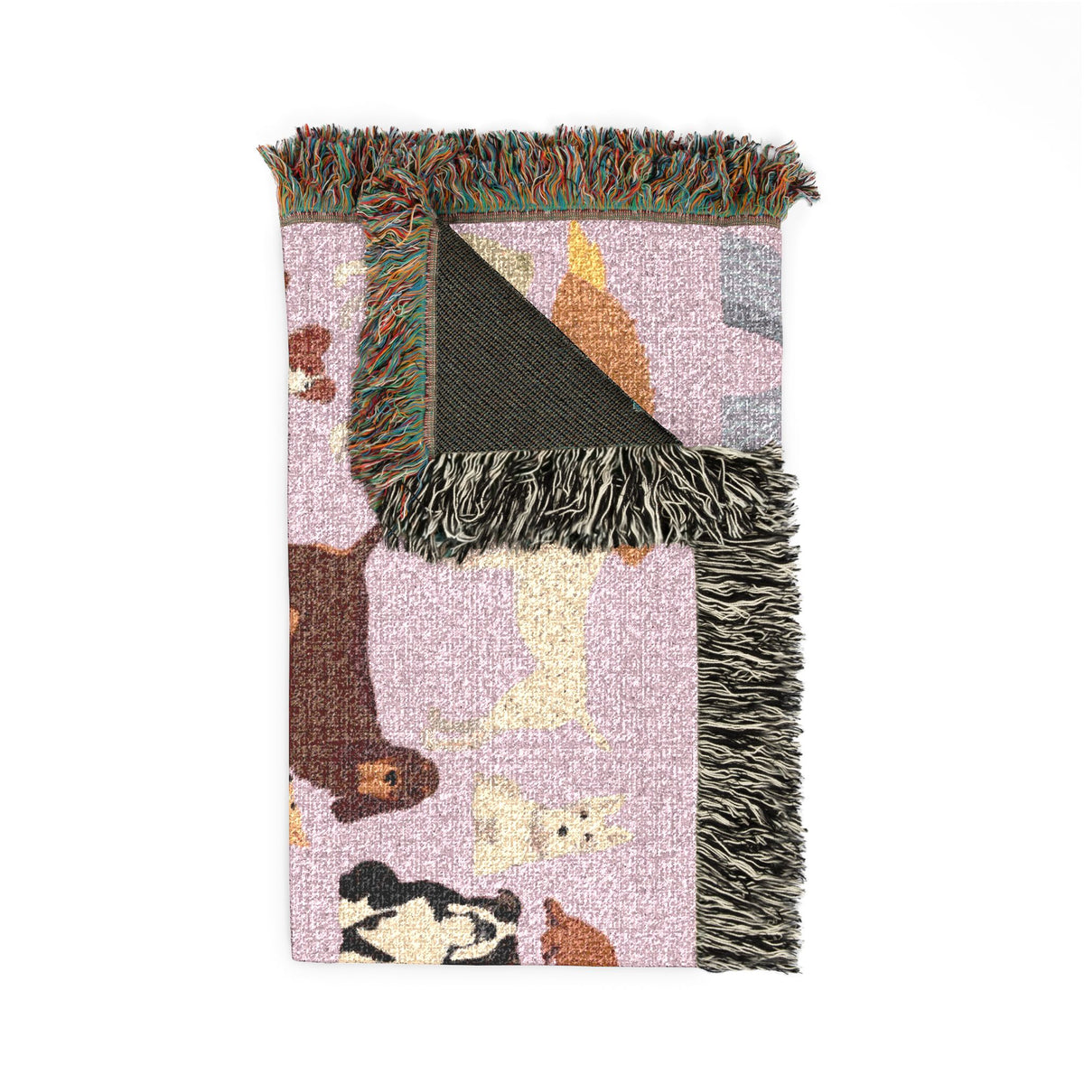Dog Days Woven Throw Blanket