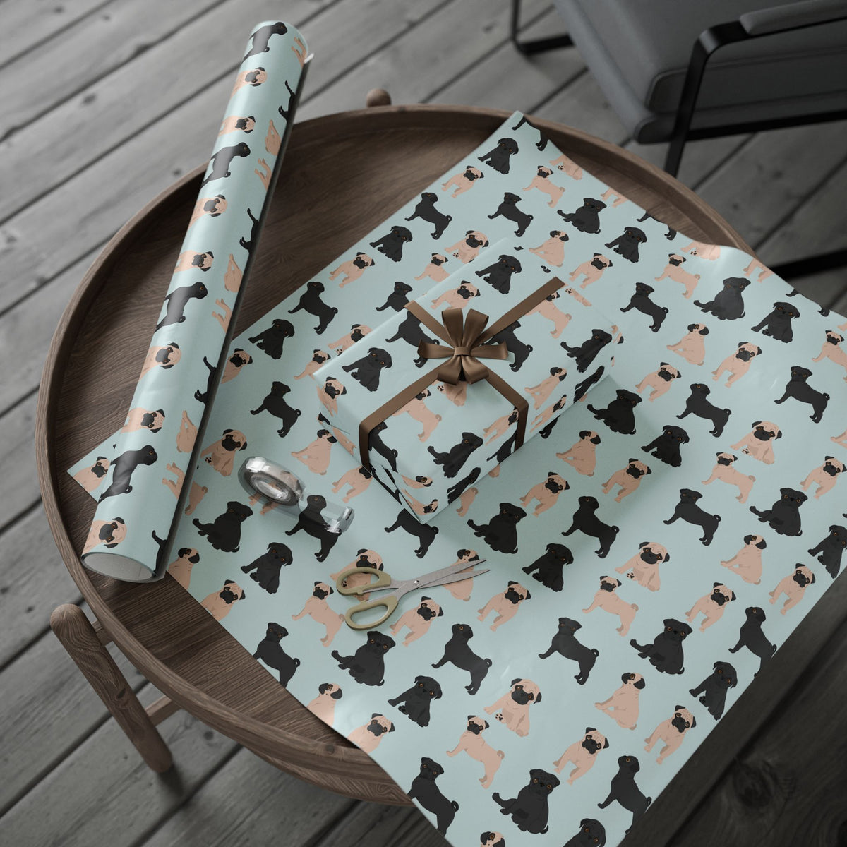 Pug Wrapping Paper