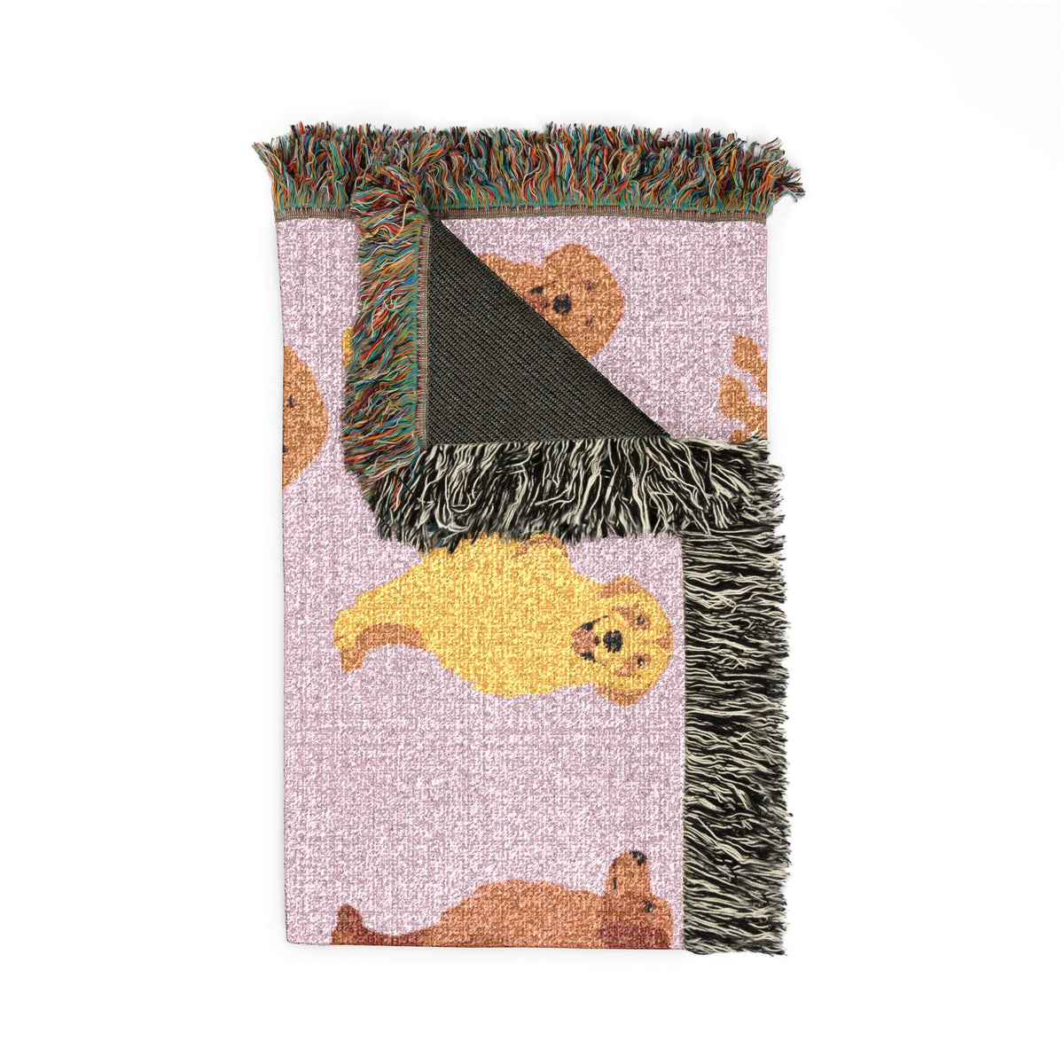 Golden Boy Woven Throw Blanket