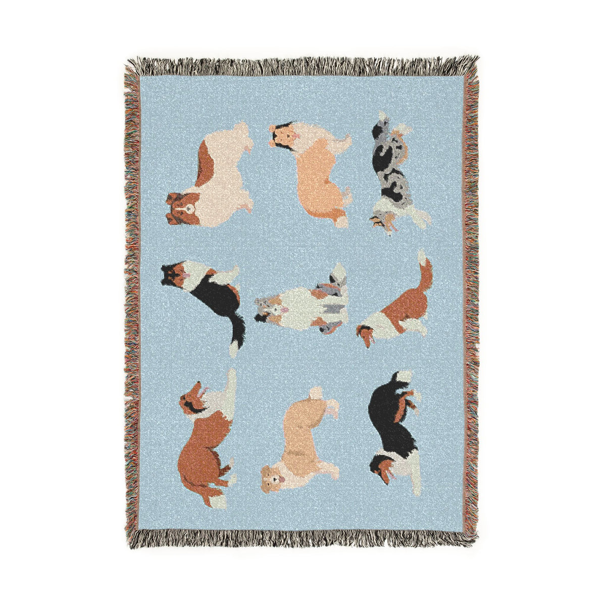 Rough Collie Woven Throw Blanket