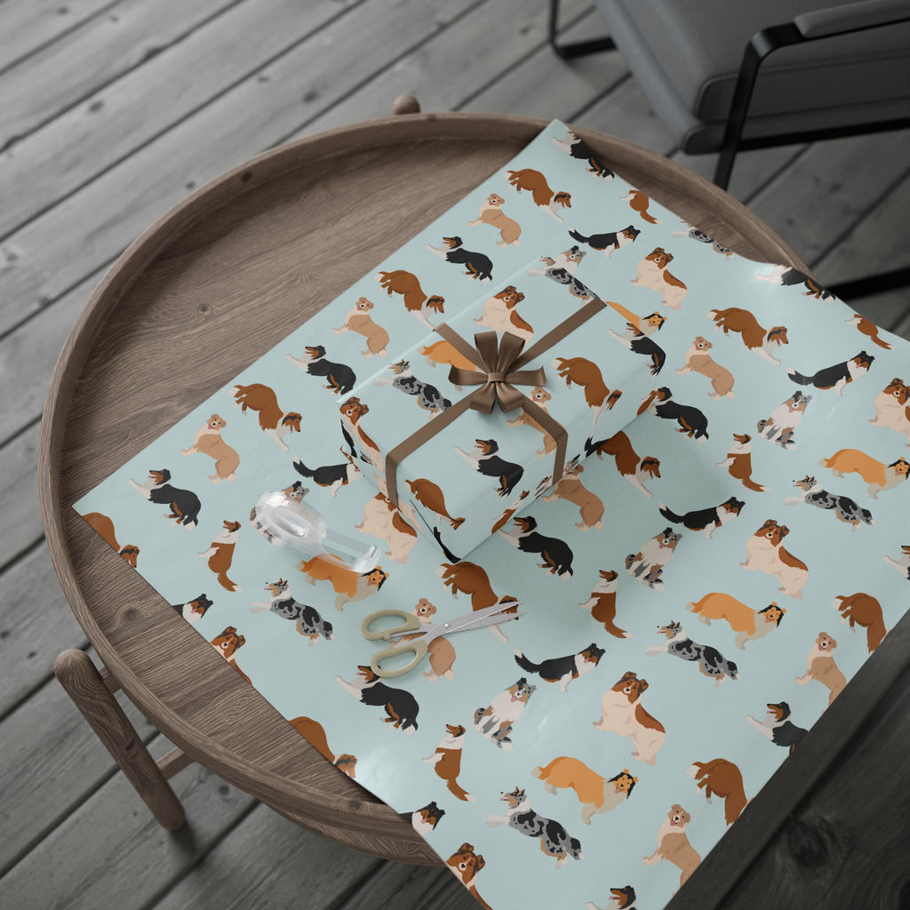 Rough Collie / Sheltie Wrapping Paper
